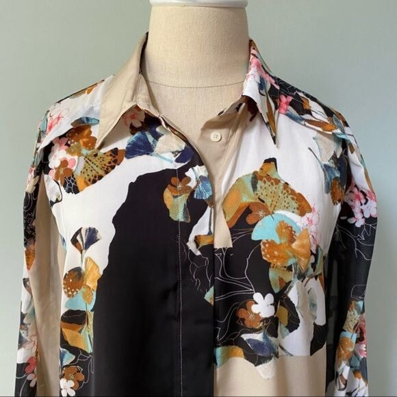 3.1 Phillip Lim Target Abstract Floral Blouse - Picture 2 of 14